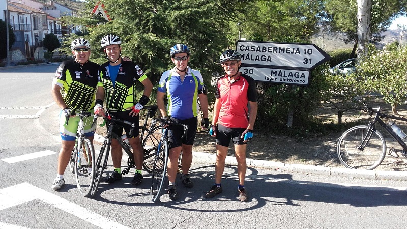 Miguelo, Paco, Javi y Pepe